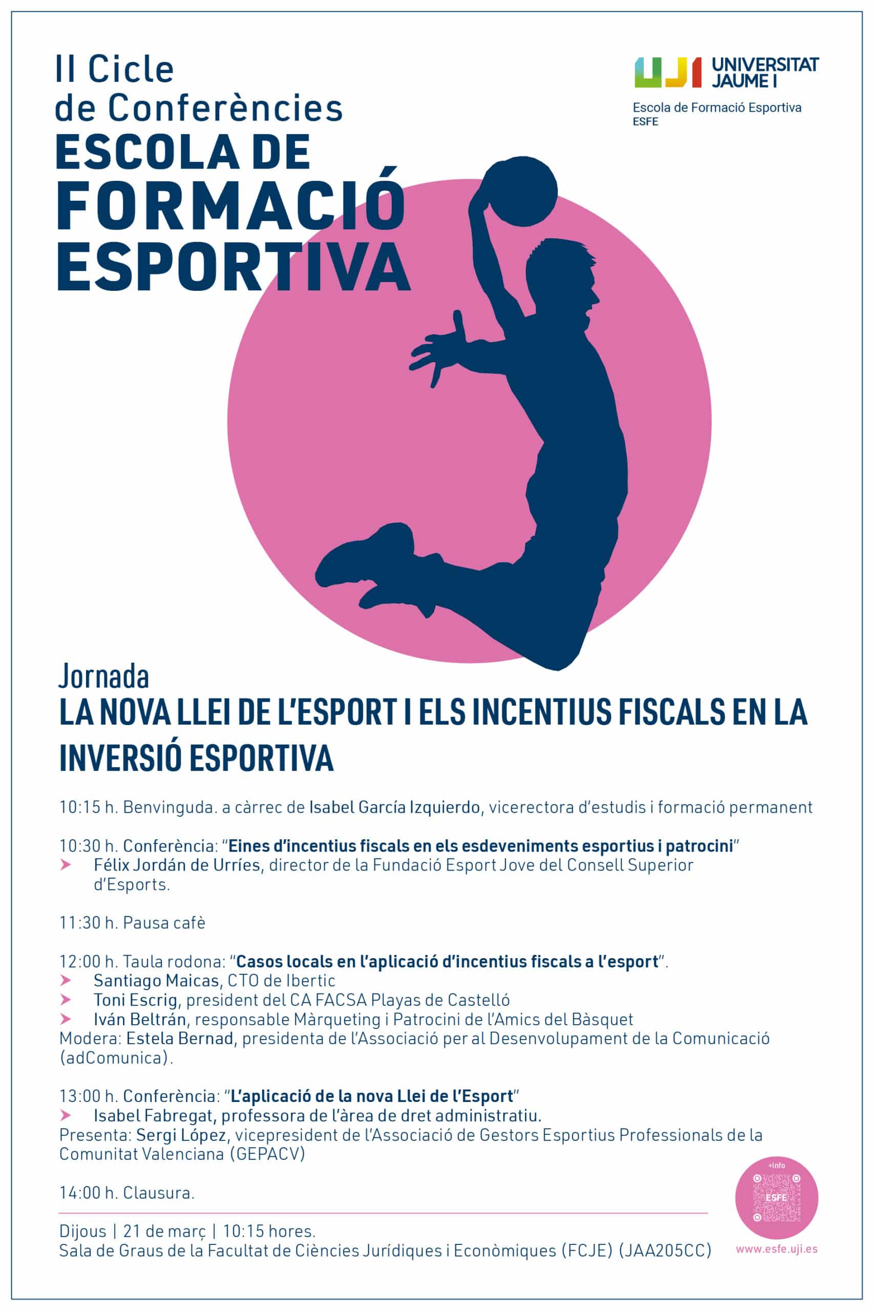 JORNADA LA NOVA LLEI DE L ESPORT I ELS INCENTIUS FISCALS EN LA INVERSIÓ