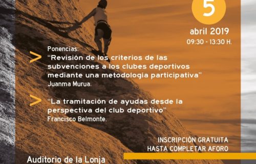 Cartel III Jornadas Gestión del Deporte_ SUBVENCIONES 2019_RRSS